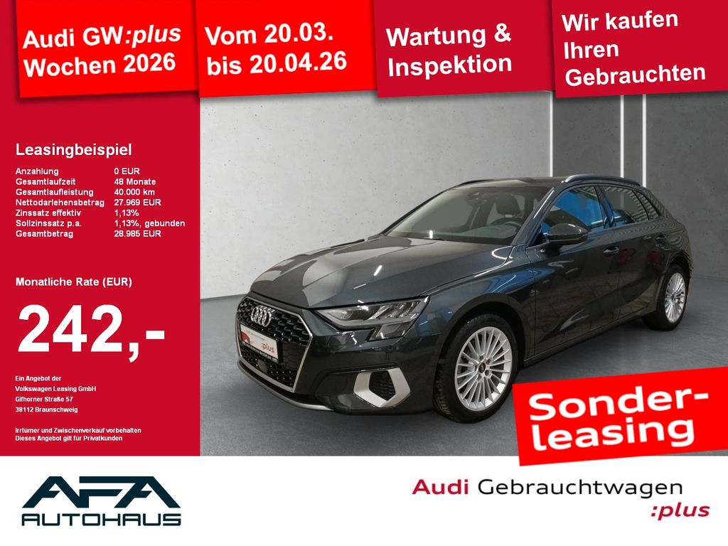 A3 Sportback 30 TDI Adva. S tr. Navi*ACC*PDC*LED