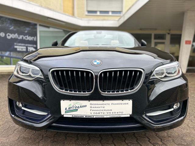 BMW 2 Cabrio 218 i Bi-Xenon Navi Leder Alu Pdc Euro6