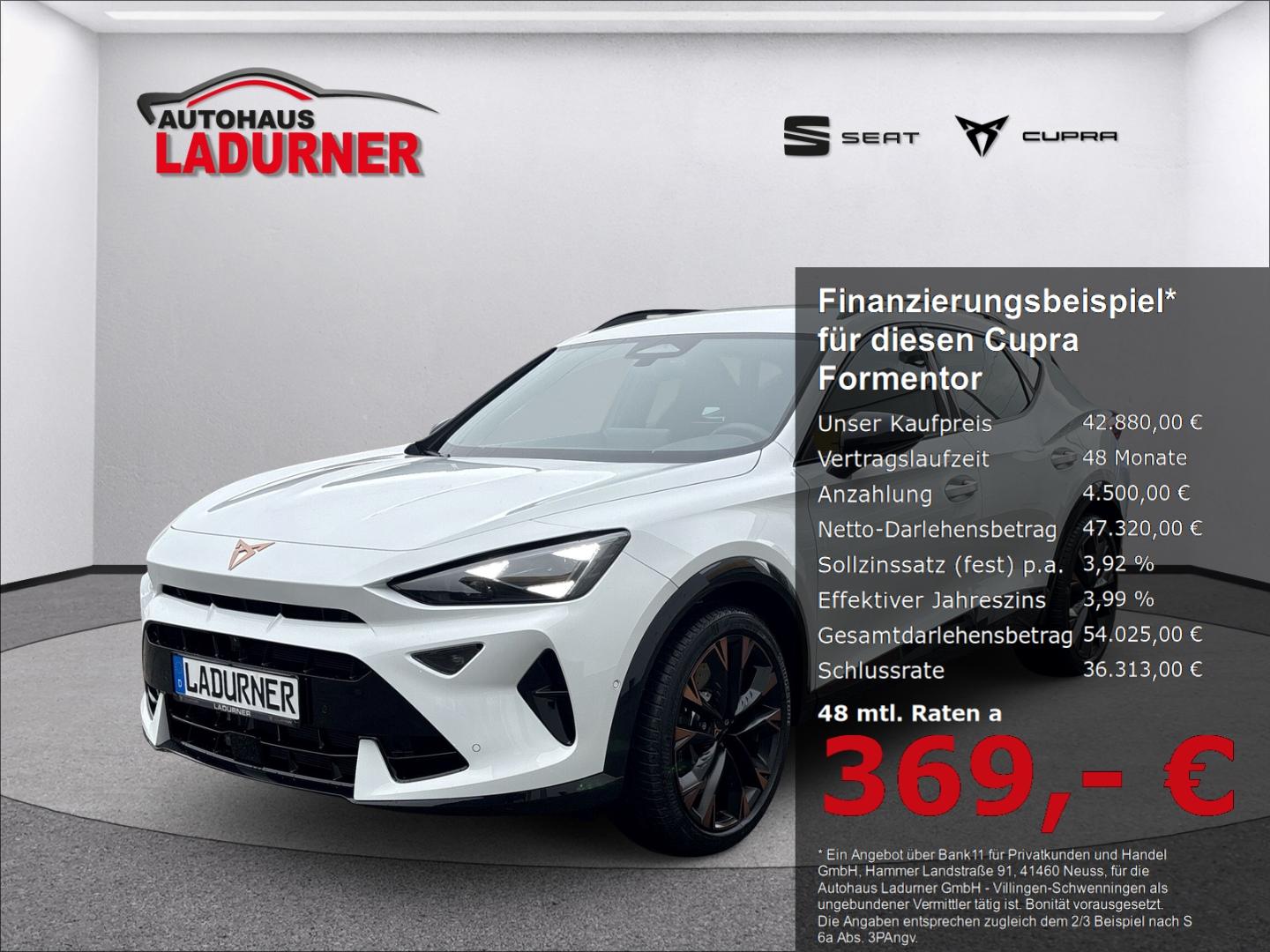 Cupra Formentor VZ 2,0TSI *MATRIX+AHK+NAVI*UPE 65980€
