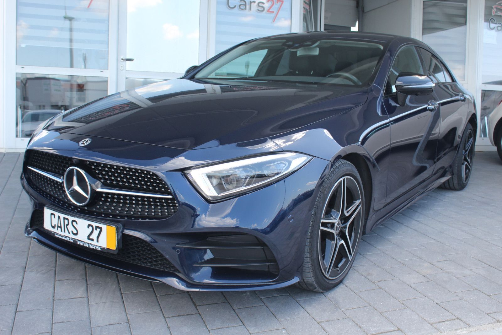 Mercedes CLS 450 2018, 3.0 benzīns, Automāts, Sedans, Zils — Latvijā