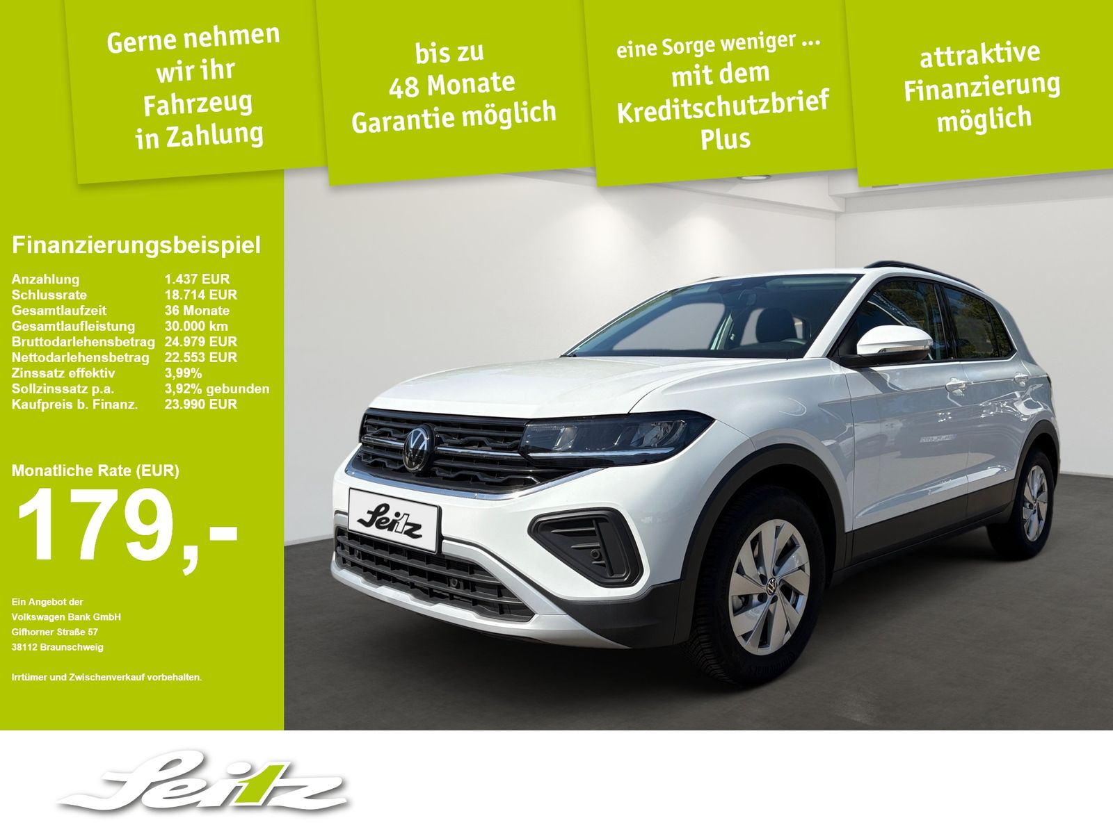 Volkswagen T-Cross 1.0 TSI Life *LED*KAMERA*NAVI*