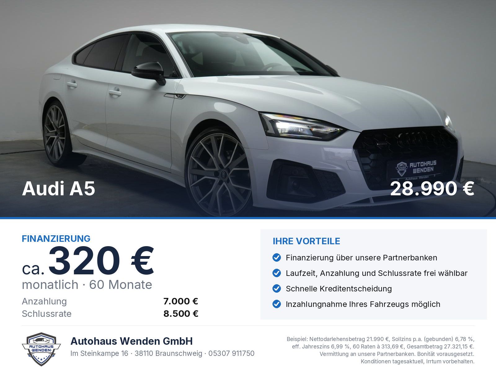 Audi A5 40 TDI quattro S tronic S line ACC Kamera Vir foto 1
