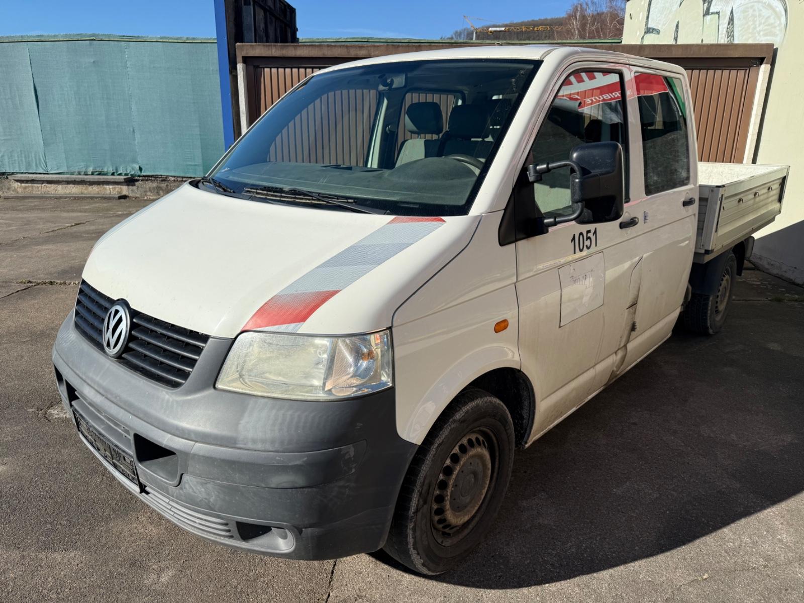 Volkswagen T5 Transporter Pritsche Doppelkabine* 1.Hand*