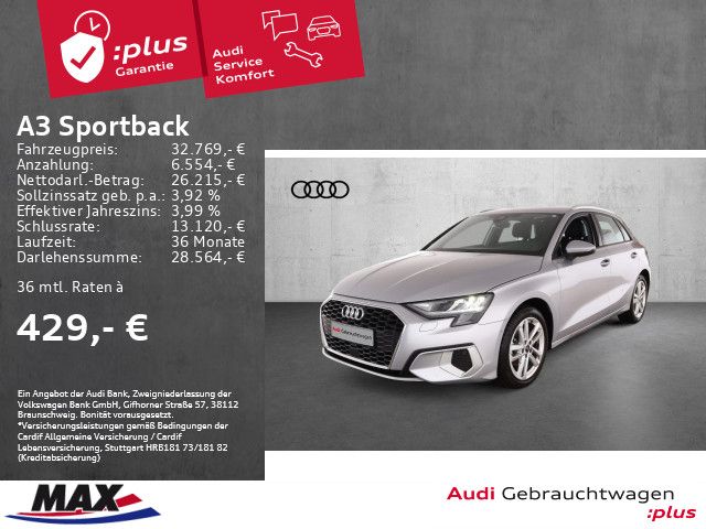 Audi A3 Sportback 35 TFSI ADVANCED LED+NAV+KAMERA+ALU