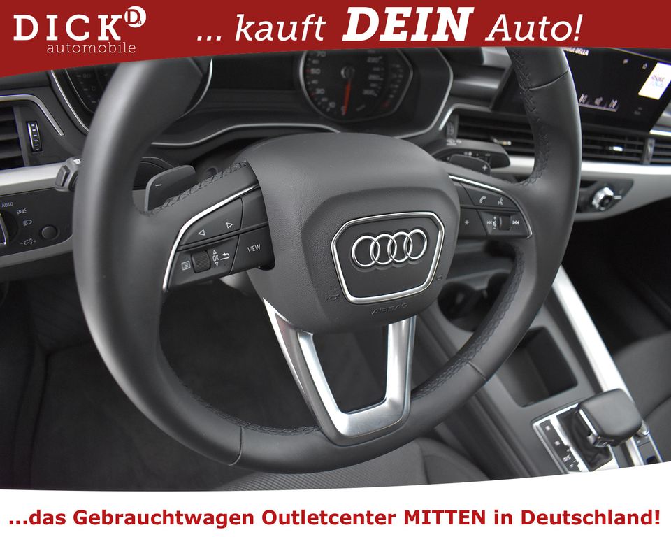 Audi A4 35d S-Tr. >NAVI+KAMERA+LED+SHZ+DAB+TEMP+17"
