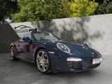 Porsche 997.2 Carrera S Cabrio/Deutsch/31tkm/Voll-Leder - blaue Porsche 997