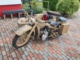 BMW R12 mit Beiwagen, Baujahr 1939 - BMW GESPANN MIT