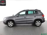 Volkswagen Tiguan 2.0 TDI 4M SCHECKHEFT,KEYLESS,KAMERA,1.HD - mit Diesel-Antrieb: Grau, Vollleder, Panorama-Dach, Geländewagen
