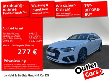 Audi Leasingangebot: Audi A4 Avant S line 40 TDI S tronic STANDHZG LED NAV