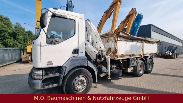 Renault Kerax 370.26 / 6x4 /3.SeitenKipper /Fassi F130A