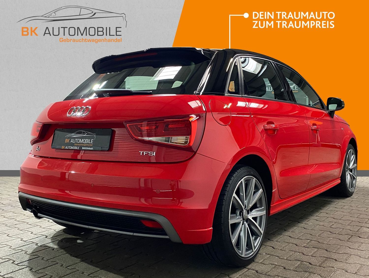 Fahrzeugabbildung Audi A1 Sportback admired S line #HimmelSchwarz#PDC