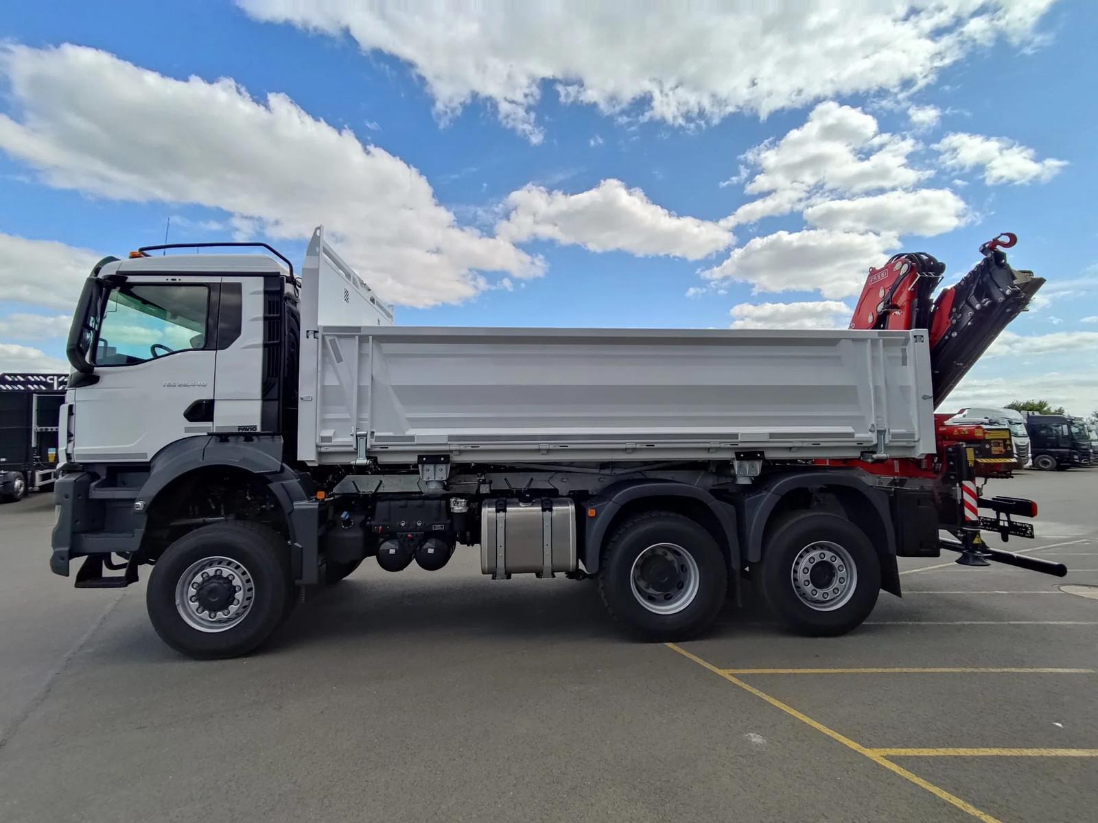 MAN TGS 28.440 6x4-4 BL 2-Seitenkipper Fassi F235 Kr