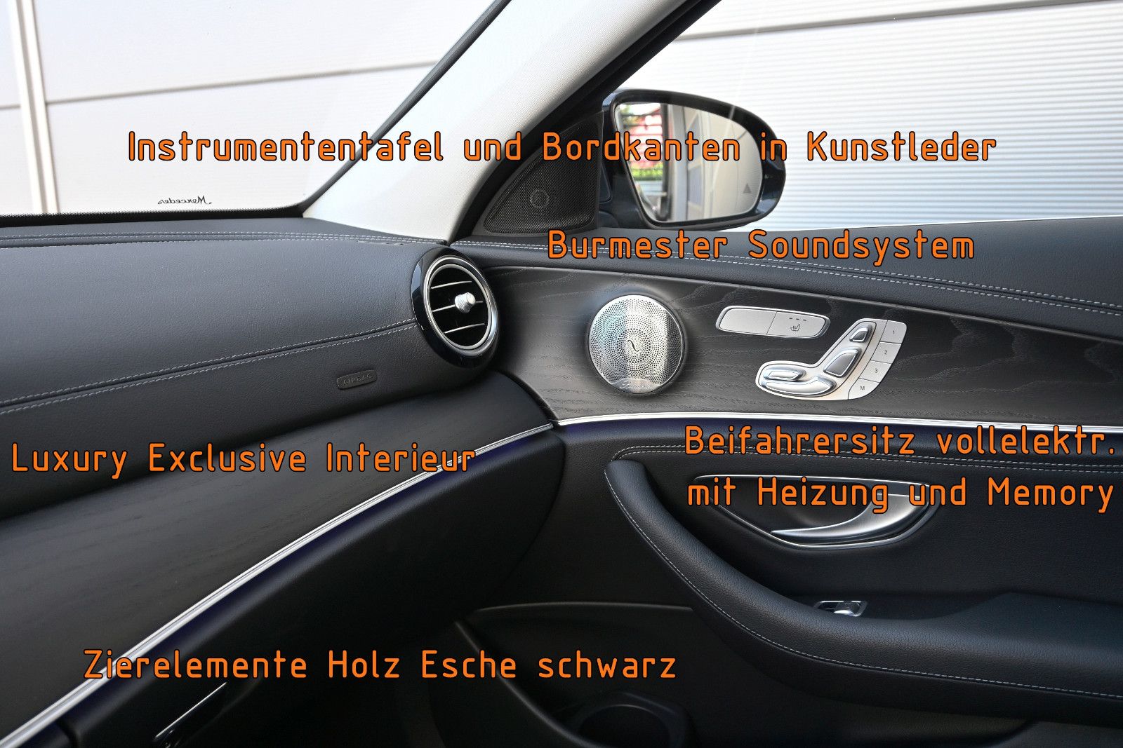 Fahrzeugabbildung Mercedes-Benz E 400 d 4M. T °ACC°AHK°AIRMATIC°MEMO°STHZG°360°