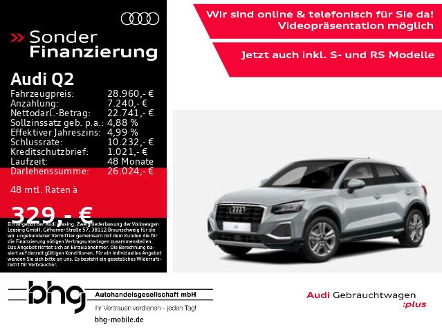 Audi Q2 35 TFSI S tronic advanced Panoramadach virtua