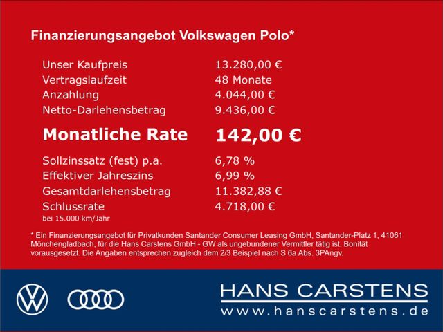 Volkswagen Polo 1.2 TSI Comfortline Klima Tempomat Sitzhz