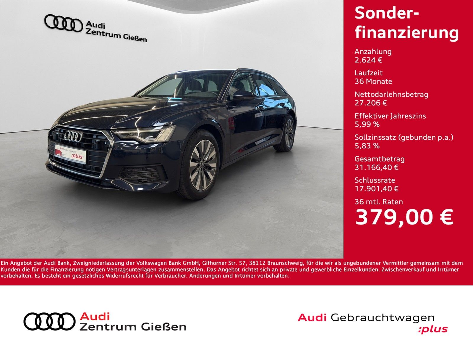 Audi A6 Avant 50 TFSI e quattro Matrix-LED Assistenzp imagem 2
