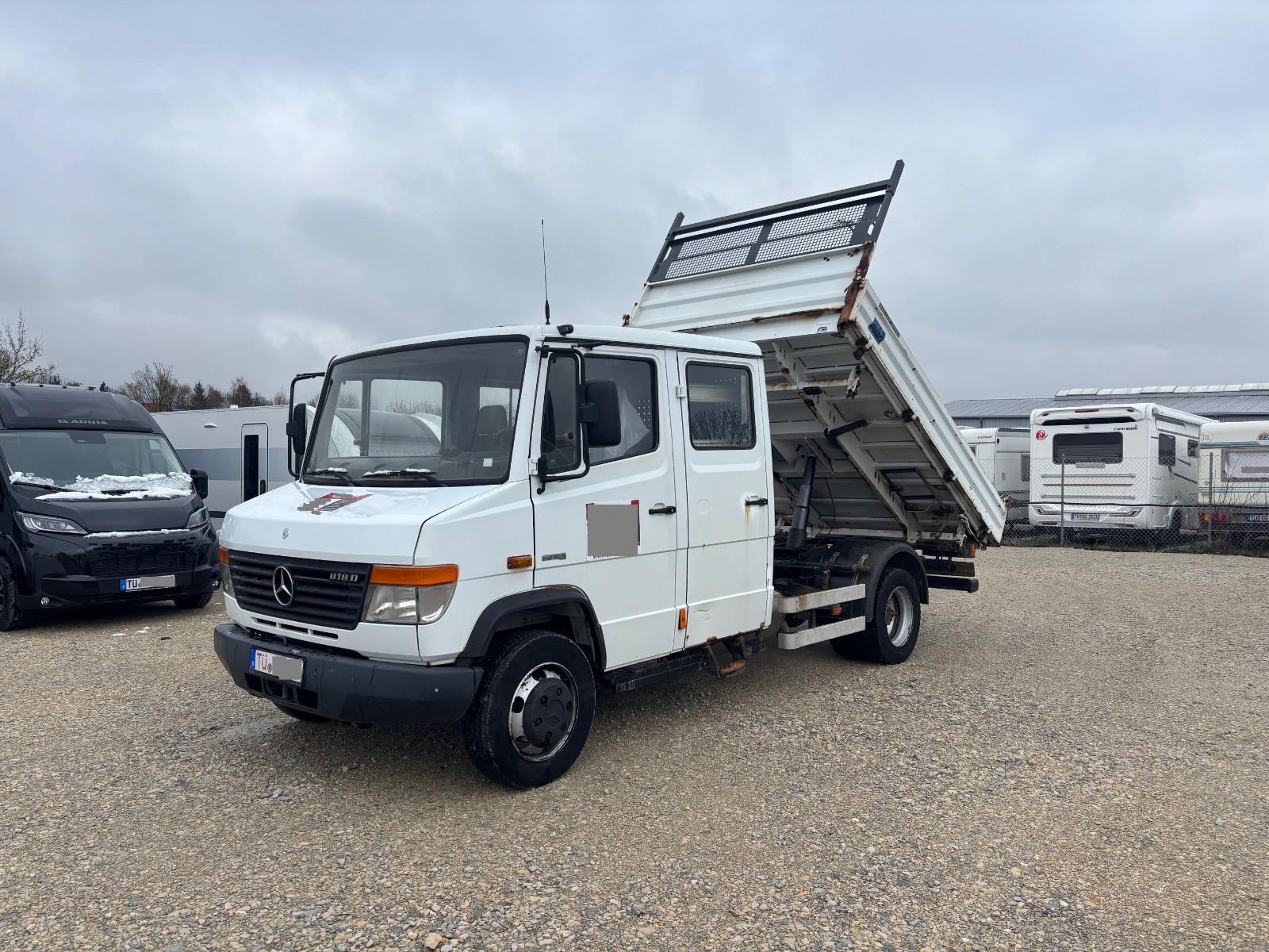 Mercedes-Benz Vario 818 D / Meiller Dreiseitenkipper