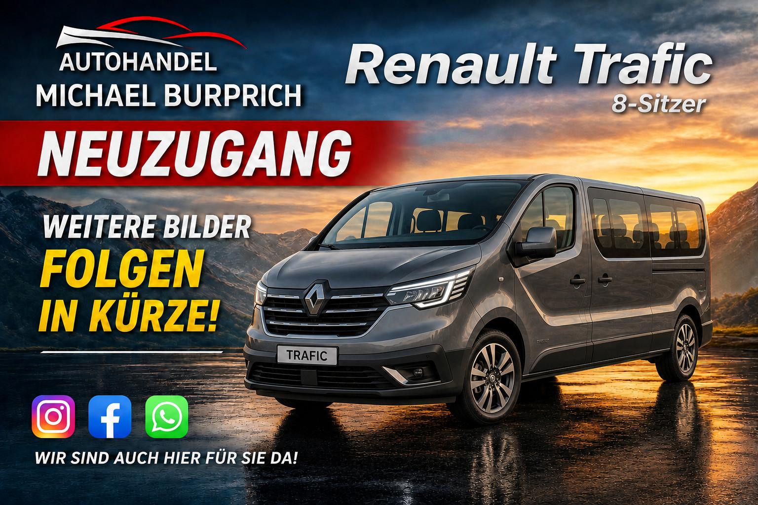 Renault Trafic L1H1 3,0T LIFE|8 SITZER|AUTOM|AHK|RFK|1-H