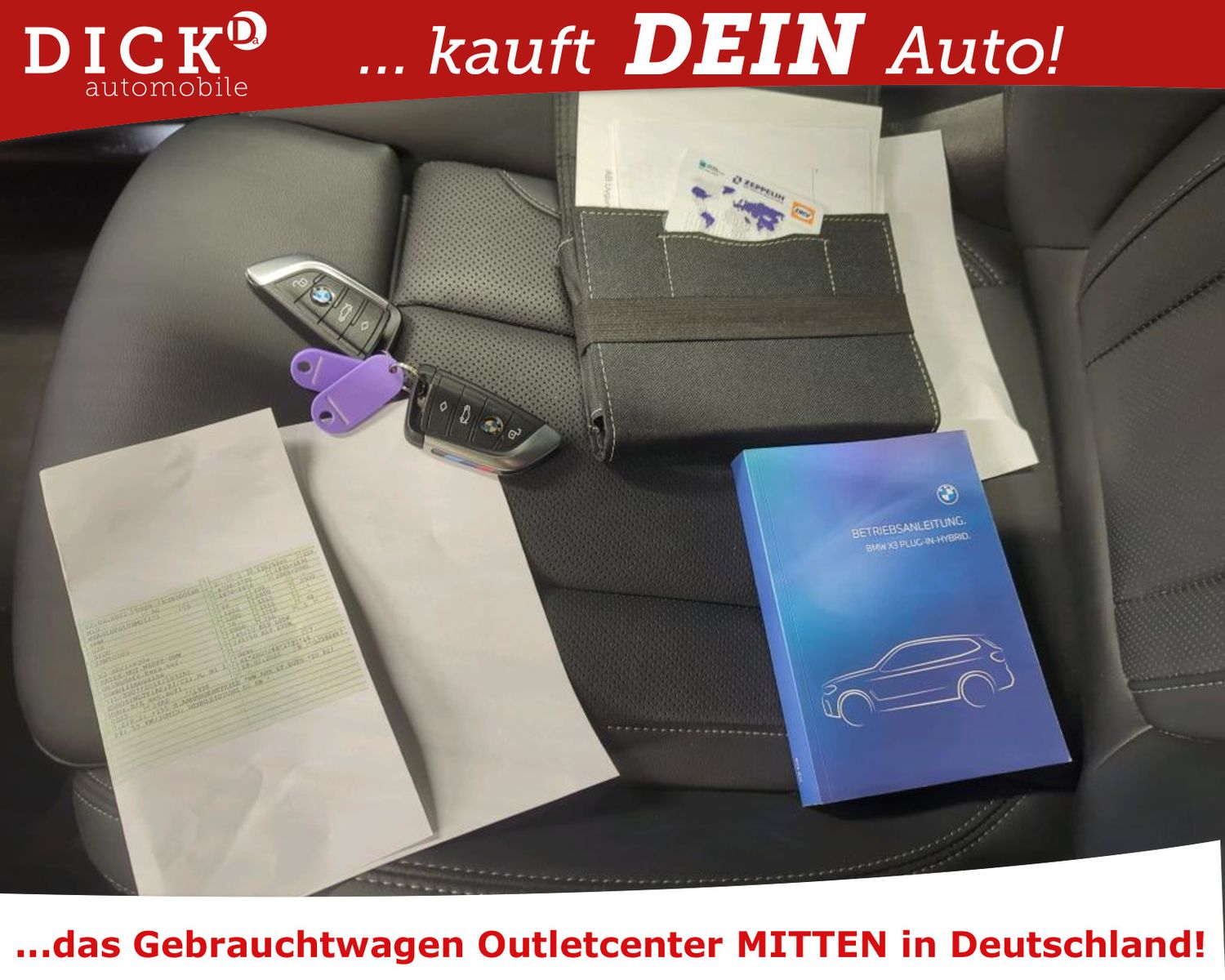 Fahrzeugabbildung BMW X3 xDr 30e M SPORT/LASER/NAVI/DAB/SHZ/AHK/8Fa