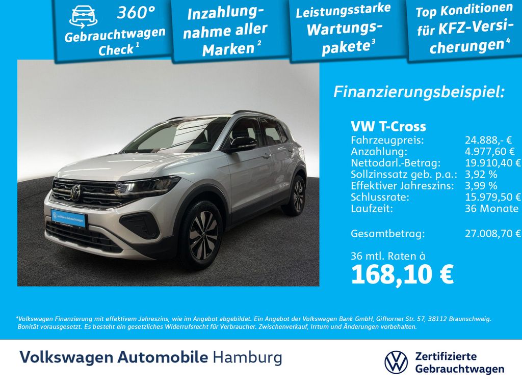 T-Cross 1.0 TSI Goal DSG Navi Sitzhzg LED App