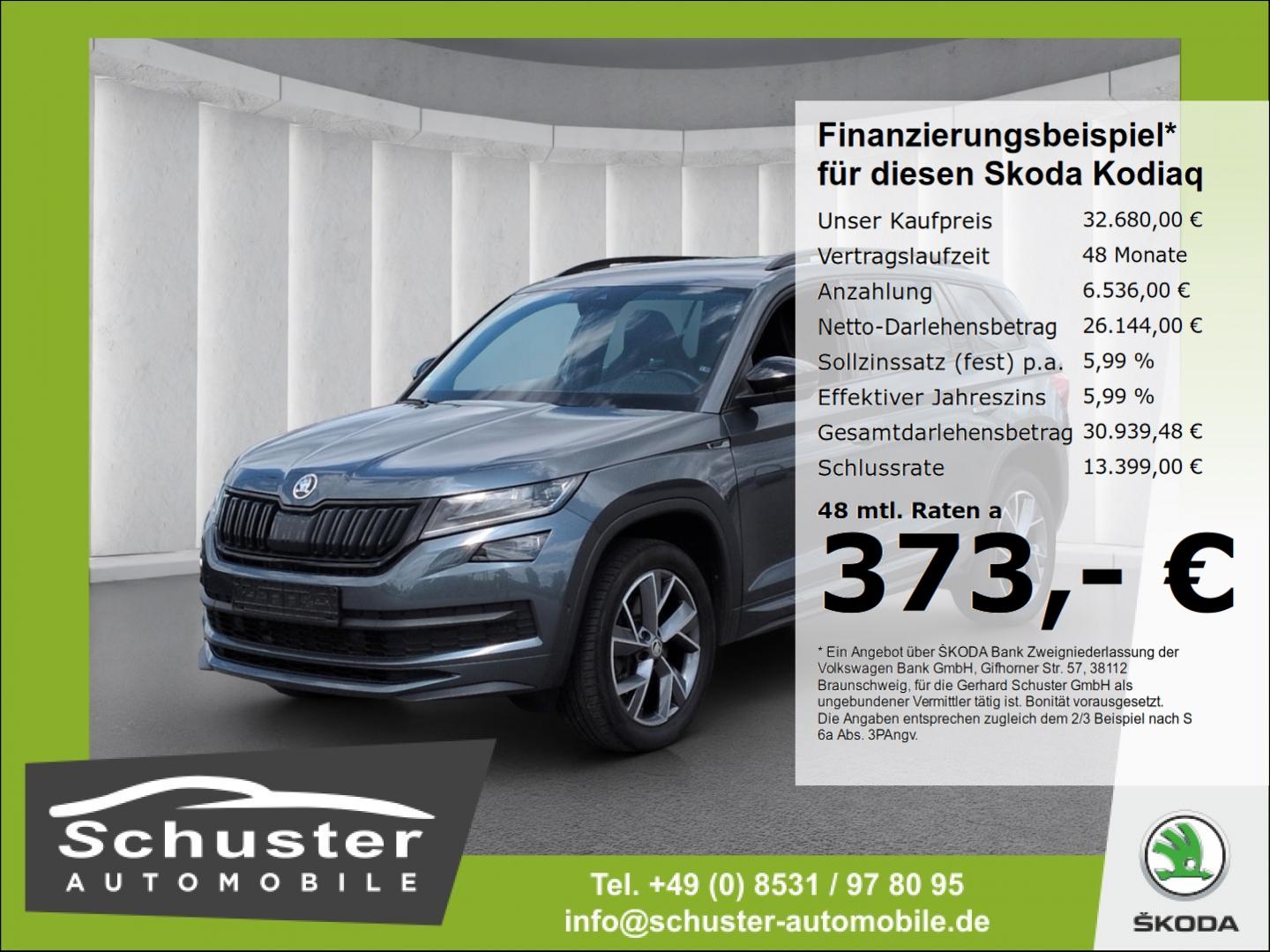 Skoda Kodiaq SPORTLINE 4×4 TDI*200PS AHK Leder CANTON