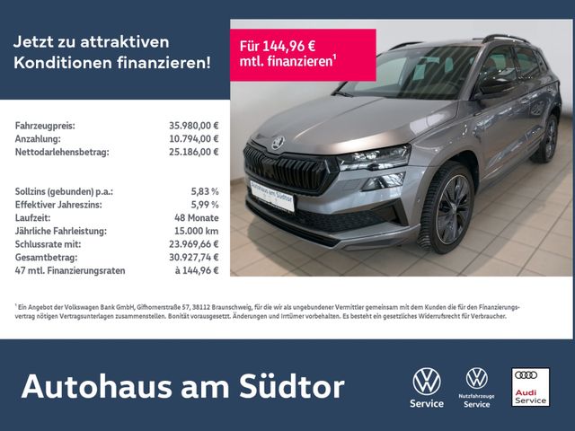 SKODA Karoq Sportline 1.5 TSI | LED AHK RFK ACC