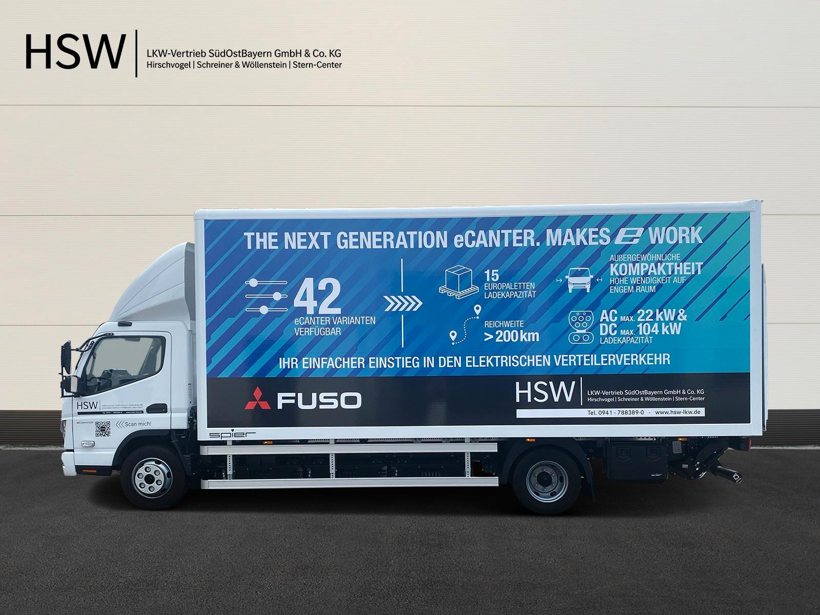 Mitsubishi Fuso Canter 7C18E L-Batt Elektro Koffer LBW