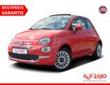 Fiat 500 1.2 Lounge Navi Klima Digitales Cockpit PDC - Fiat 500: Rot, Cabrio