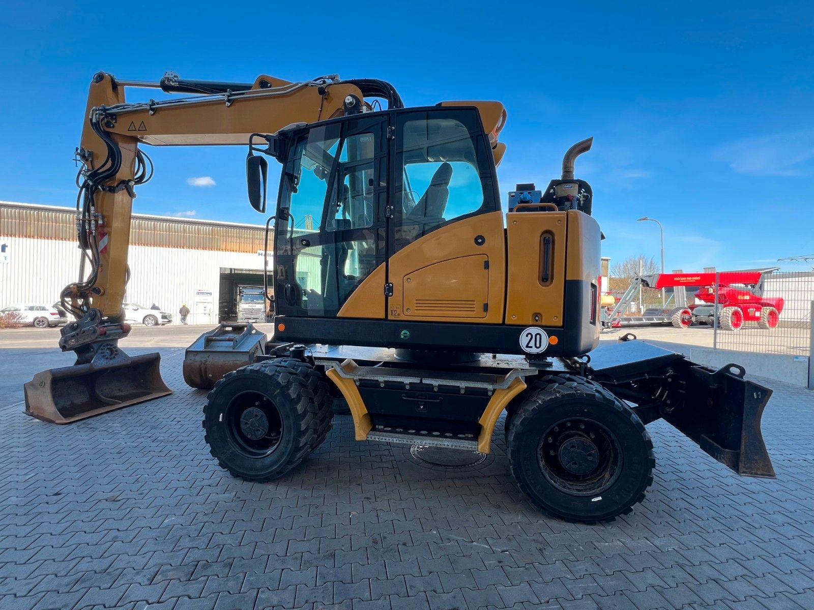 Fahrzeugabbildung Hydrema MX14G / OilQuick OQ65 / 4x Löffel / 1.655h /2022