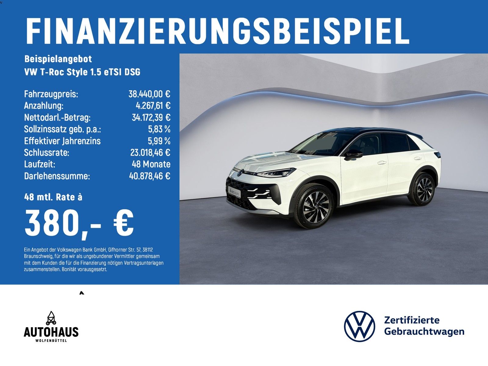 Volkswagen T-Roc Style 1.5 eTSI DSG
