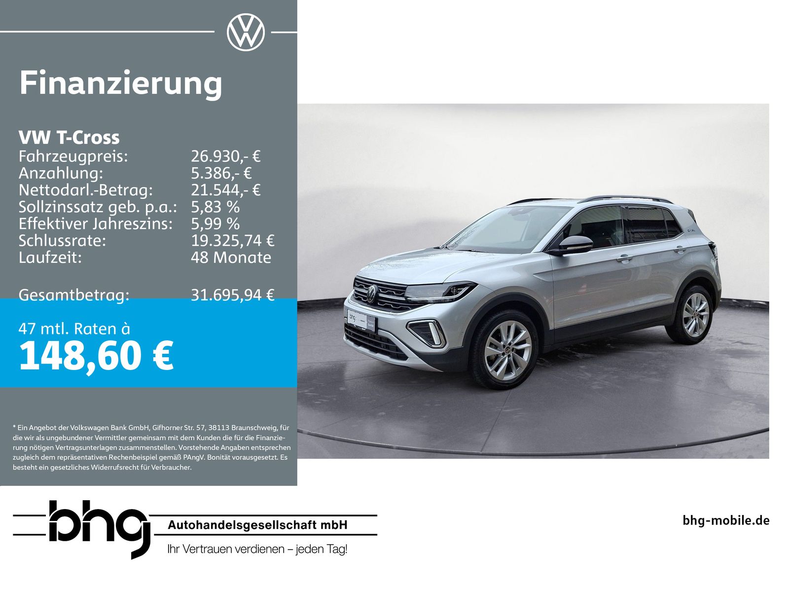 Volkswagen T-Cross Life 1.5 l TSI ACT OPF