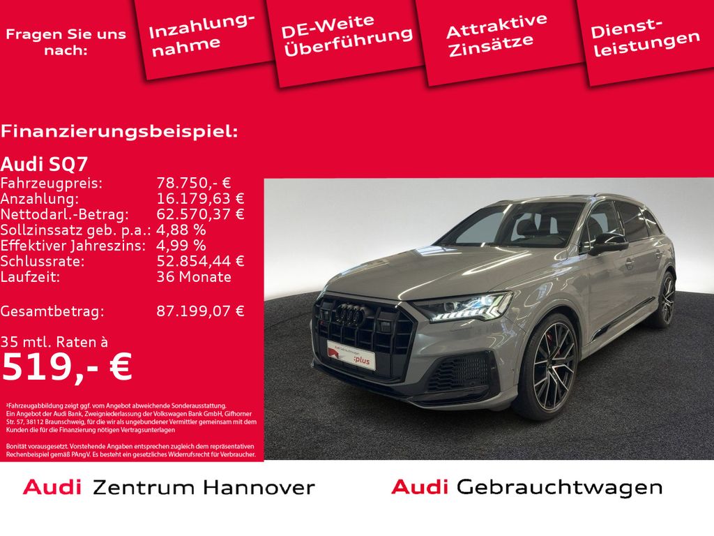 Audi SQ7 4.0 TFSI quattro competition plus Laser Pano