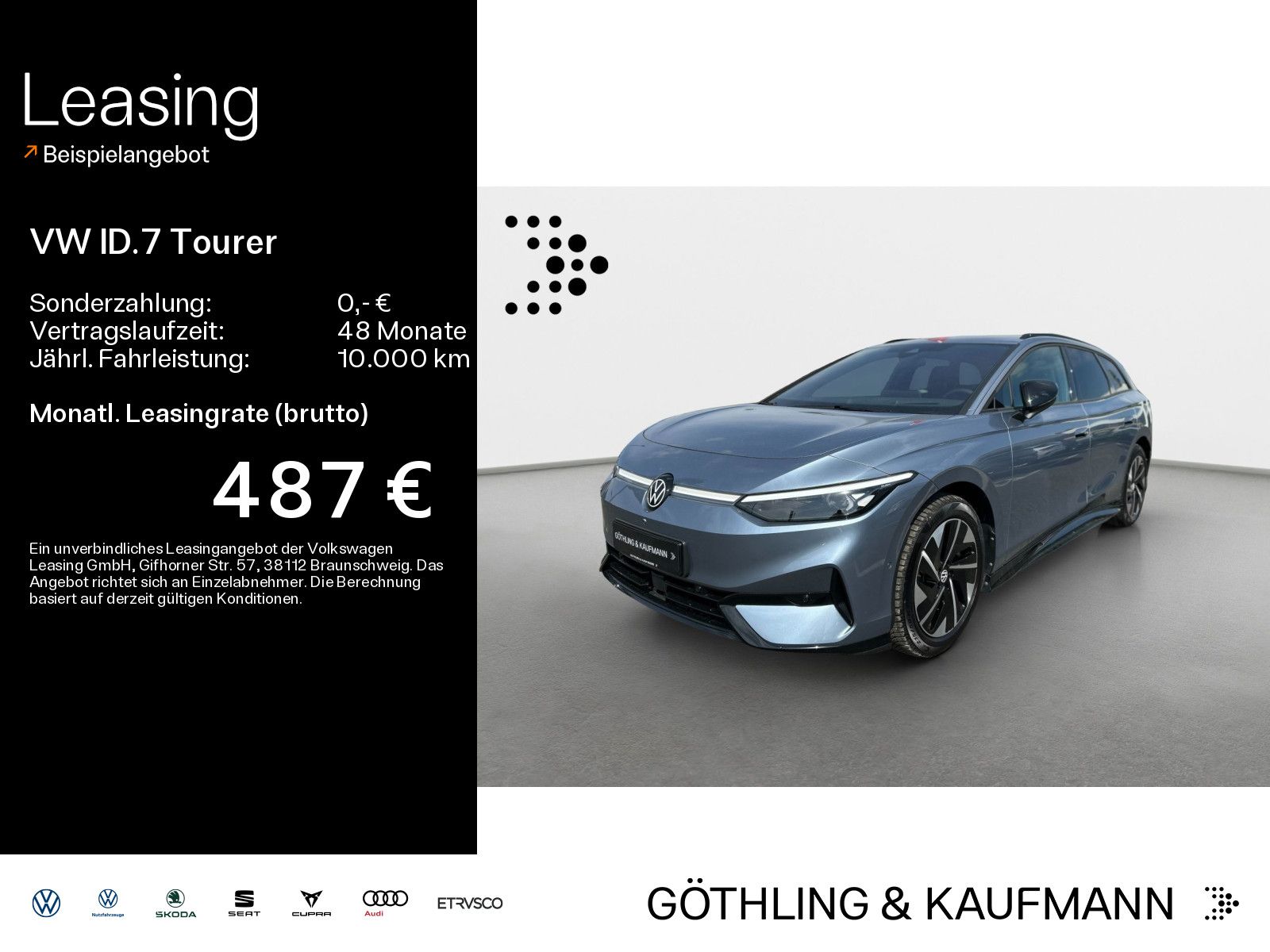 Volkswagen ID.7 Tourer Pro*NAVI*WP*AHK*360*IQ.LIGHT*IQ.DRIV