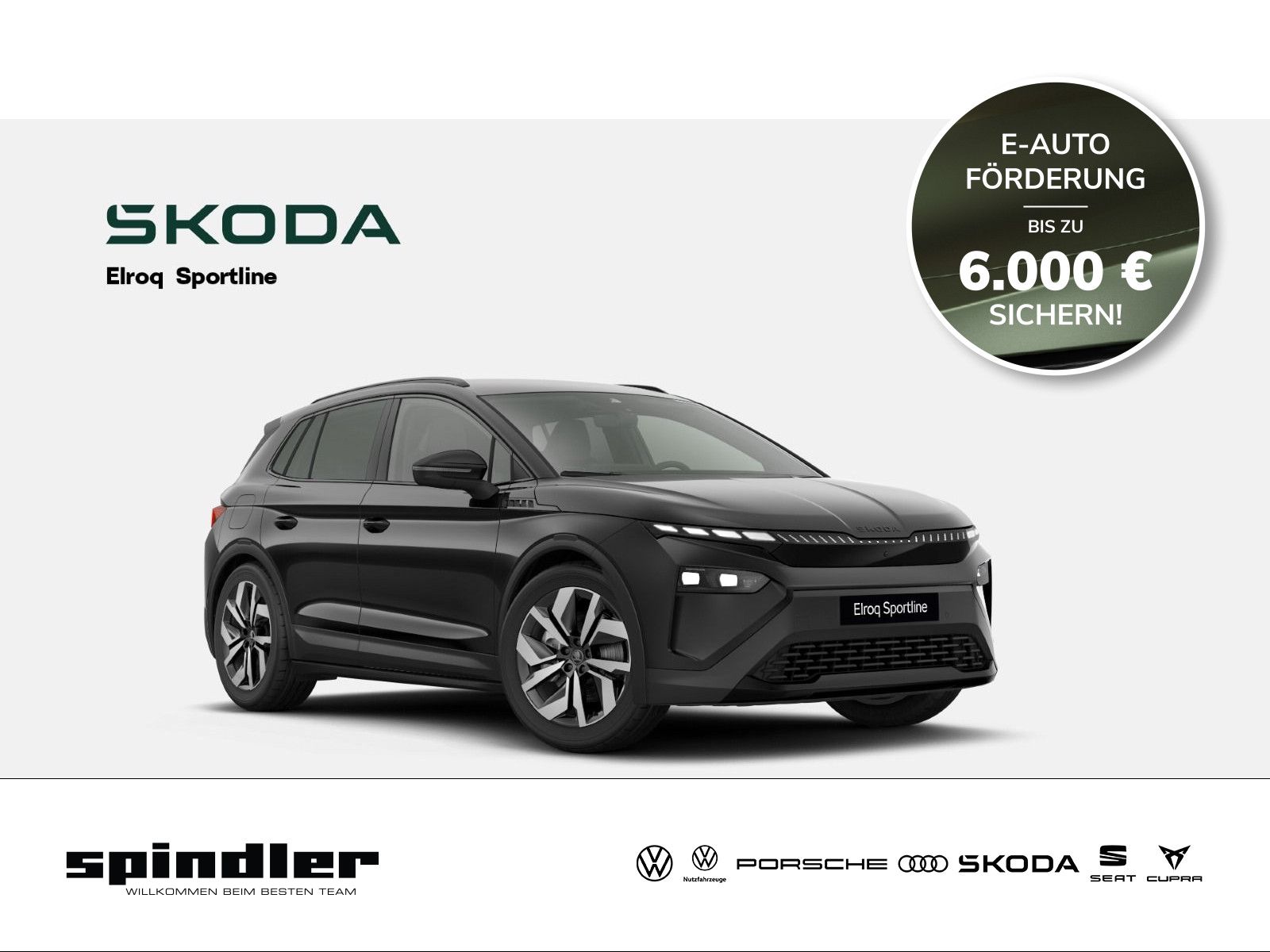 Skoda Elroq Sportline 85 (82 kWh) 210 kW 1-Gang-Automa