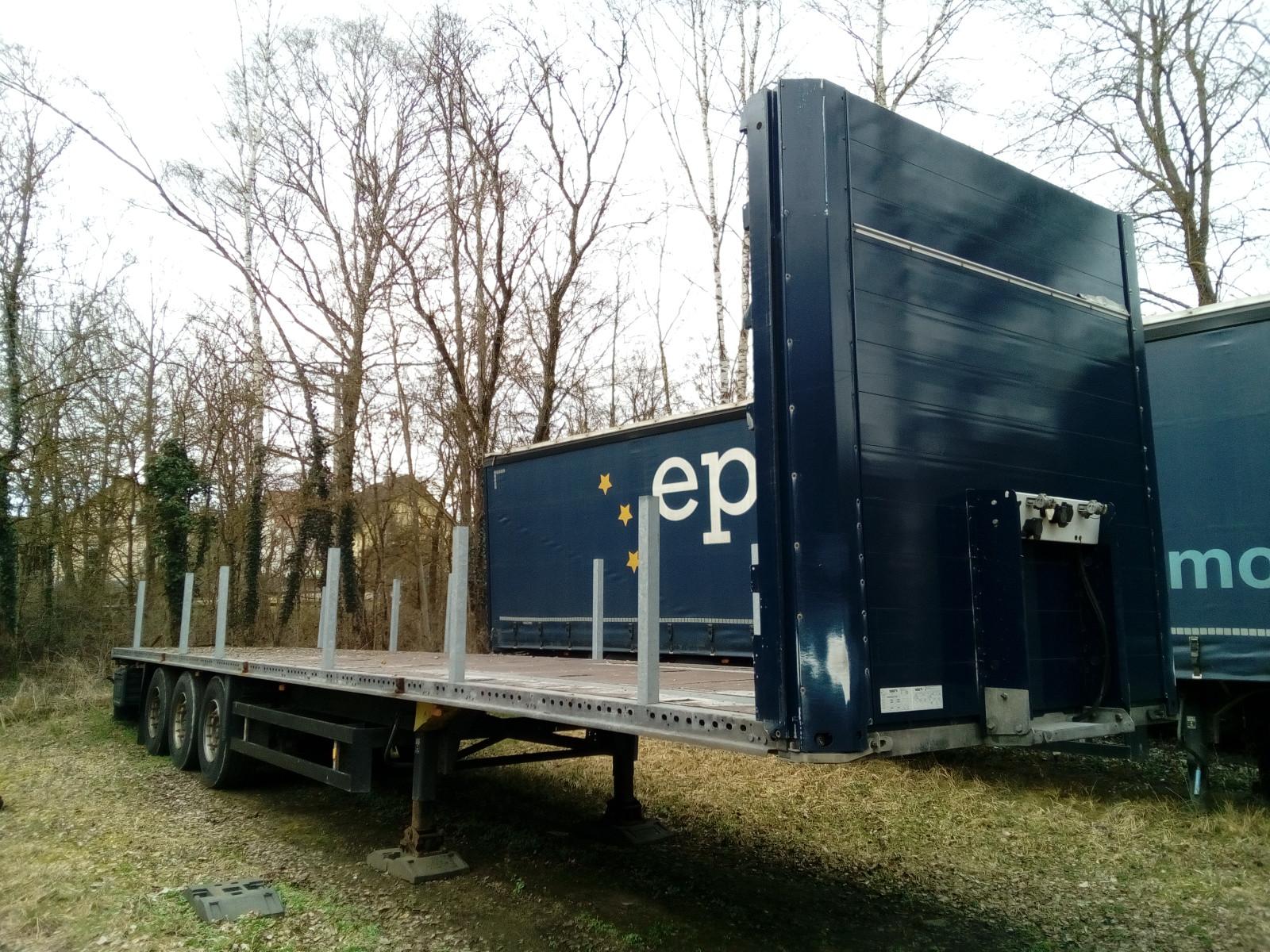 Schmitz Cargobull Plattform, Baustoff, Rungen, #TOP ZUSTAND##