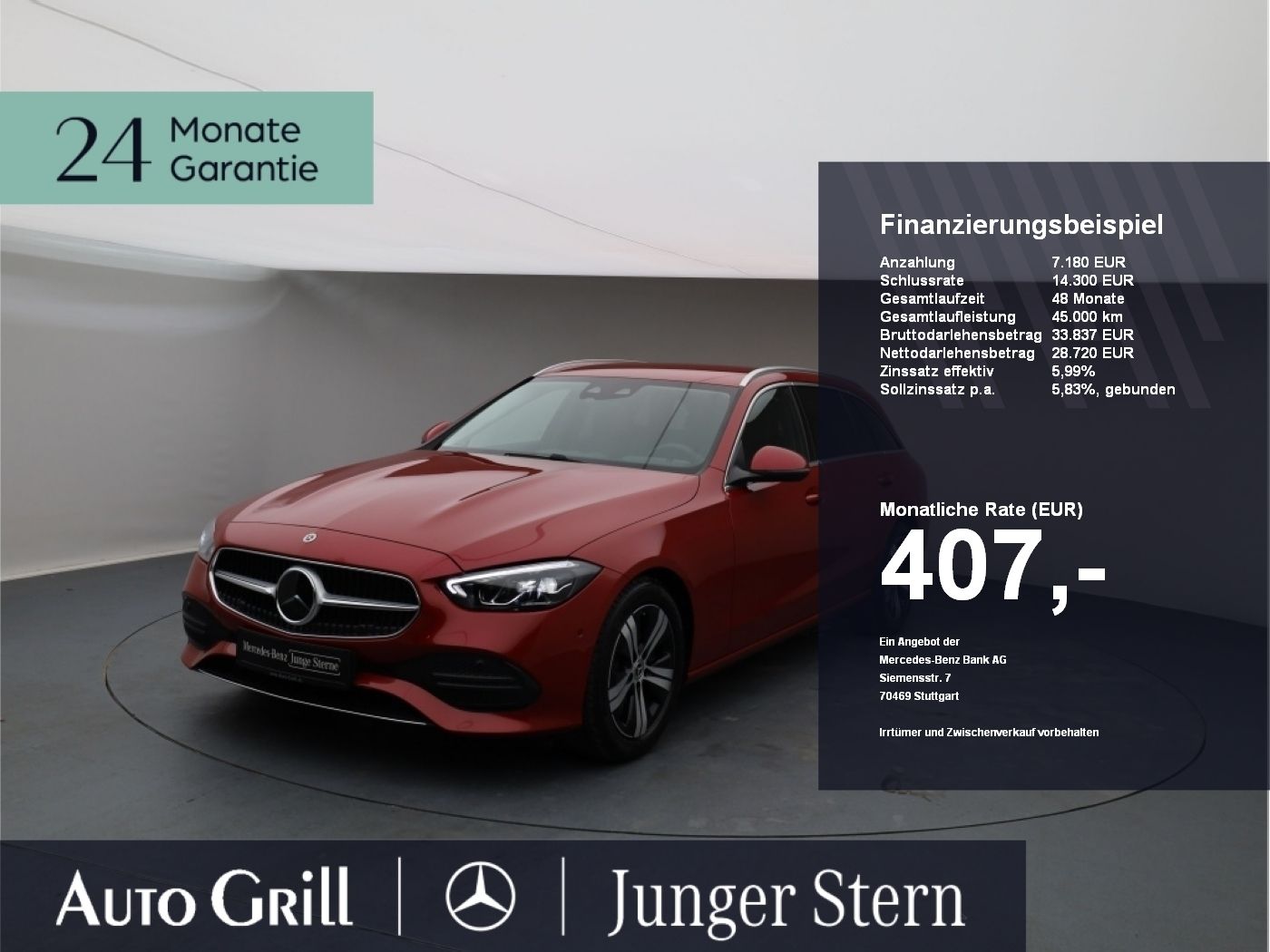MERCEDES-BENZ C 180 T Distronic Fahrassis Kam 4xSitzhei