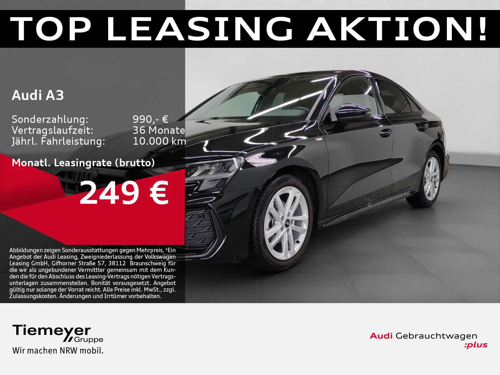 Audi A3 Limo 35 TFSI S LINE OPTIK-PKT AHK NAVI+ SITZH