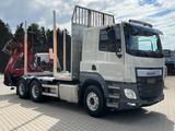 DAF CF 460 6x4 mit Riedler Holzaufb. Penz Kran 12Z - Offers matching your search criteria