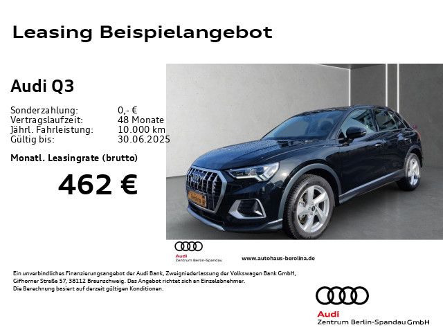AUDI Q3 35 TFSI Adv. S tronic *LED*R-CAM*PDC+*SHZ*