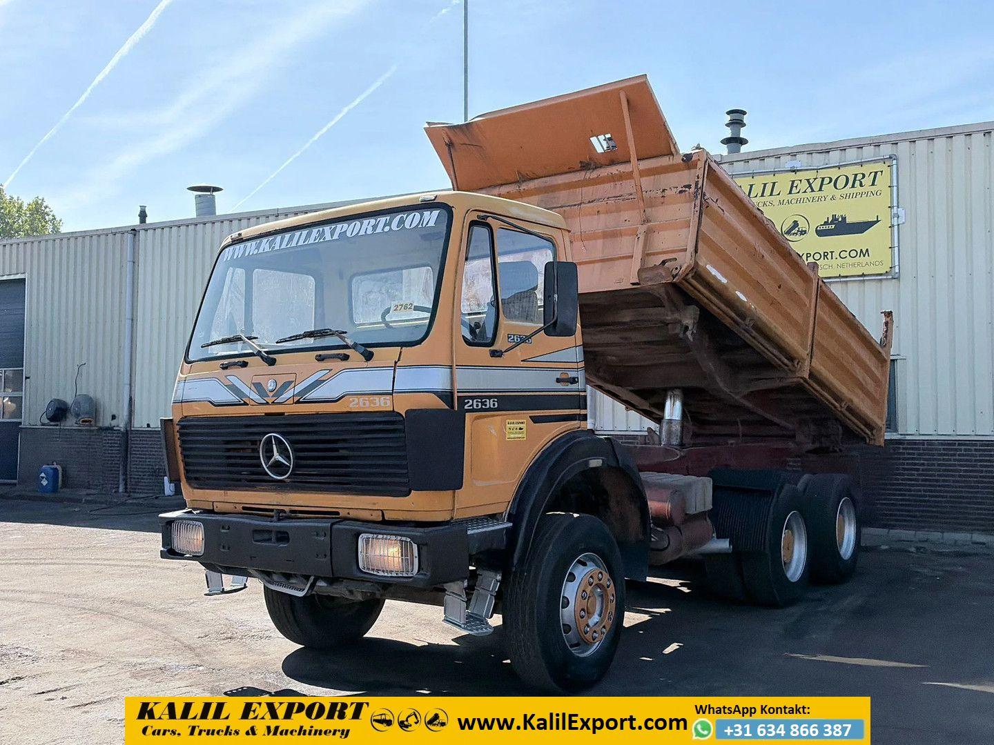 Mercedes-Benz SK 2636 Kipper 6x4 Full Steel Suspension Manual