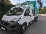 Fiat Dukato Maxi, Doppelkabine, Pritsche mit Plane - Pkw-Anhänger Mit plane