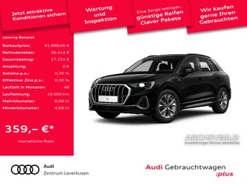 Audi Leasing Angebot: Audi Q3 35 TFSI advanced STRON AHK LED SHZ PDC KLIMA