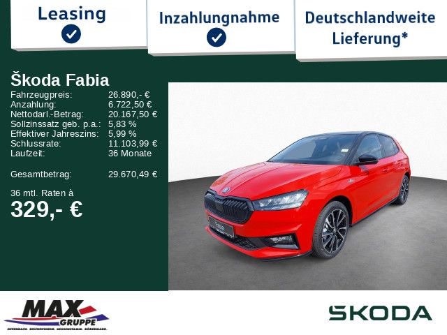 Fabia Monte Carlo 1.0 TSI 85 kW LED+KAM+ACC