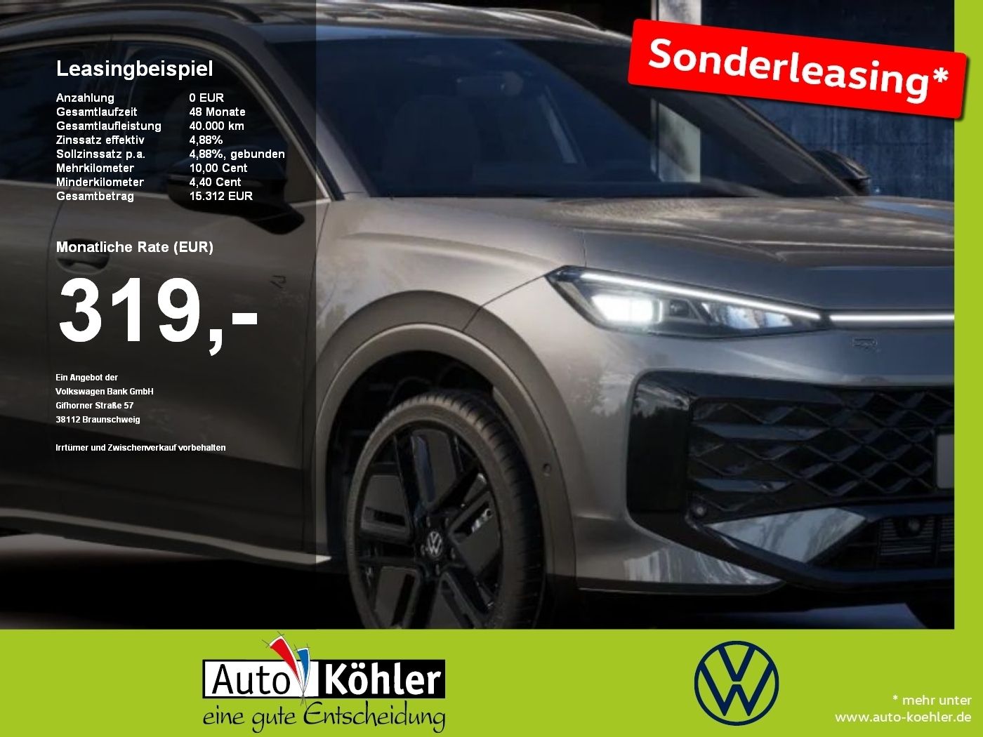 Volkswagen T-Roc R-Line 1.5 l eTSI OPF DSG Kamera/Matrix