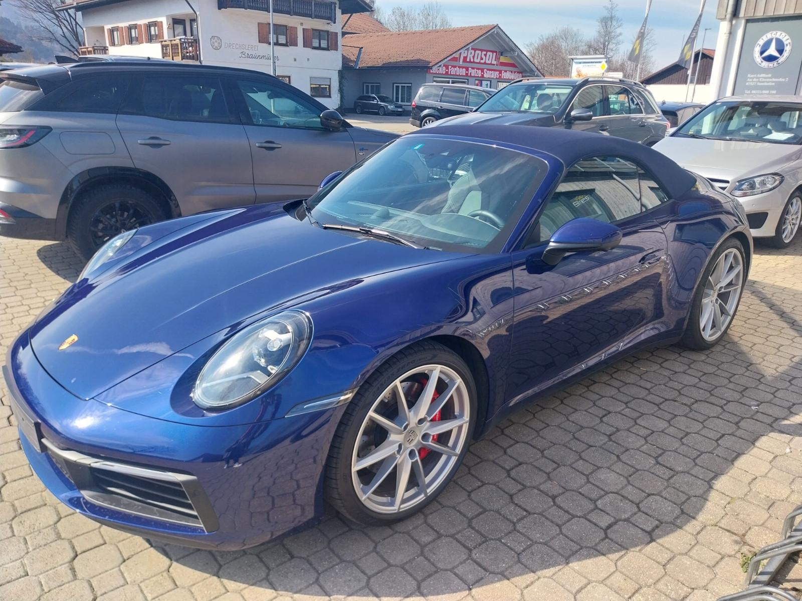 Porsche 992 4S Cabrio. 1.Hd. Dt. Auto.