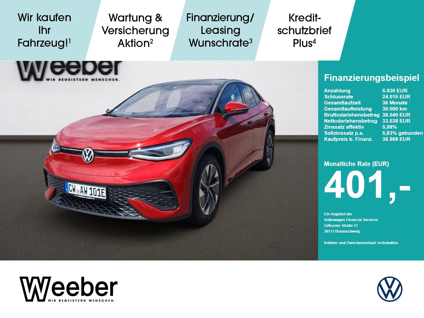 Volkswagen ID.5 Pro *4J GAR*WÄRMEPUMPE*360° CAM*CCS*MATRIX* foto 1