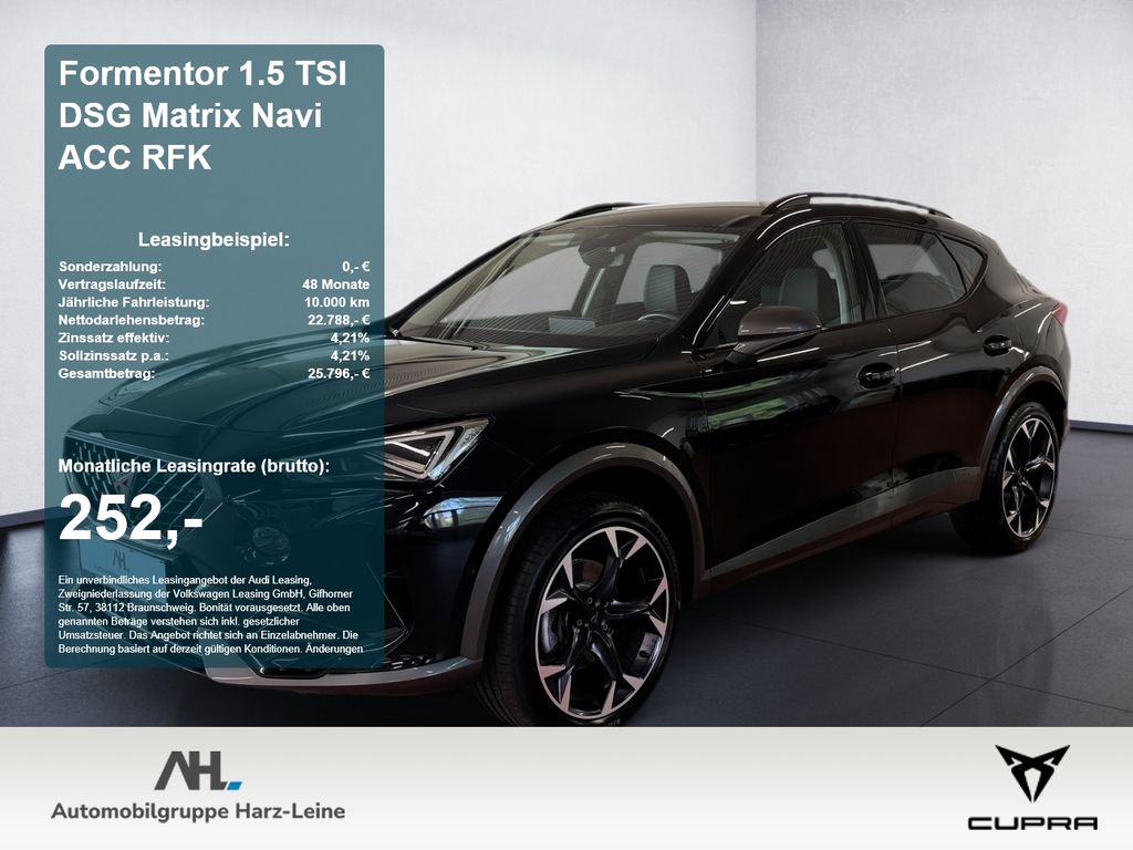 Formentor 1.5 TSI DSG Matrix Navi ACC RFK ACC LM