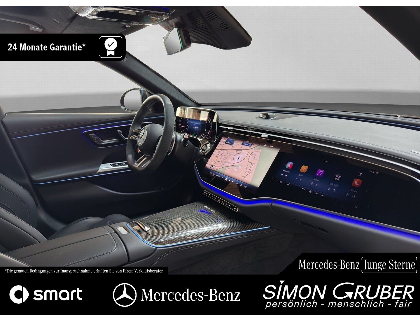 Fahrzeugabbildung Mercedes-Benz E 53 4M Hybrid AMG Pano Superscreen Carbon Drive