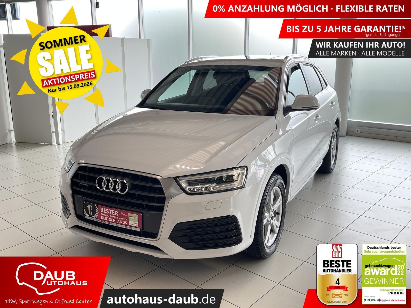 Audi Q3 2.0 TFSI quattro Sport+DSG+Navi+LED+Pano+AHK+