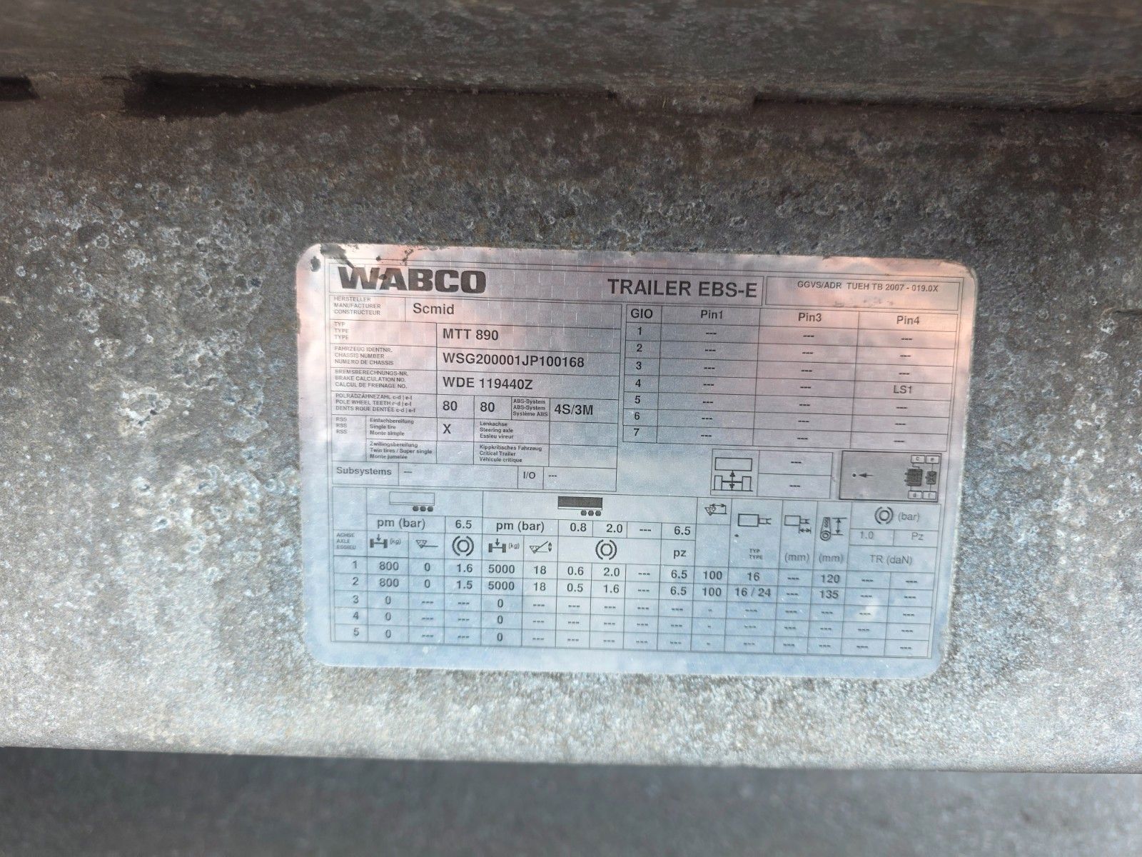 Fahrzeugabbildung Andere Schmid MTT 890 Tieflader mit Rampen